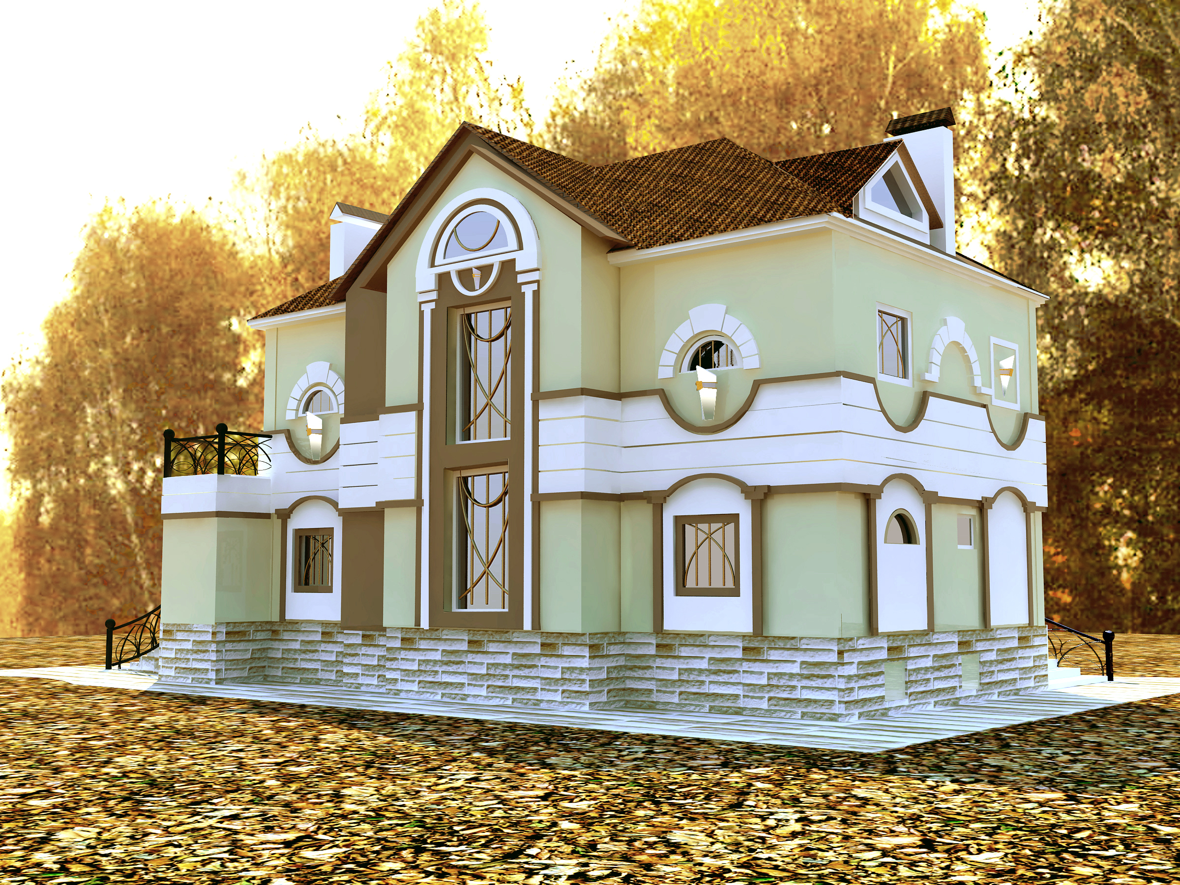 Частный дом в пос."Грибово де люкс"