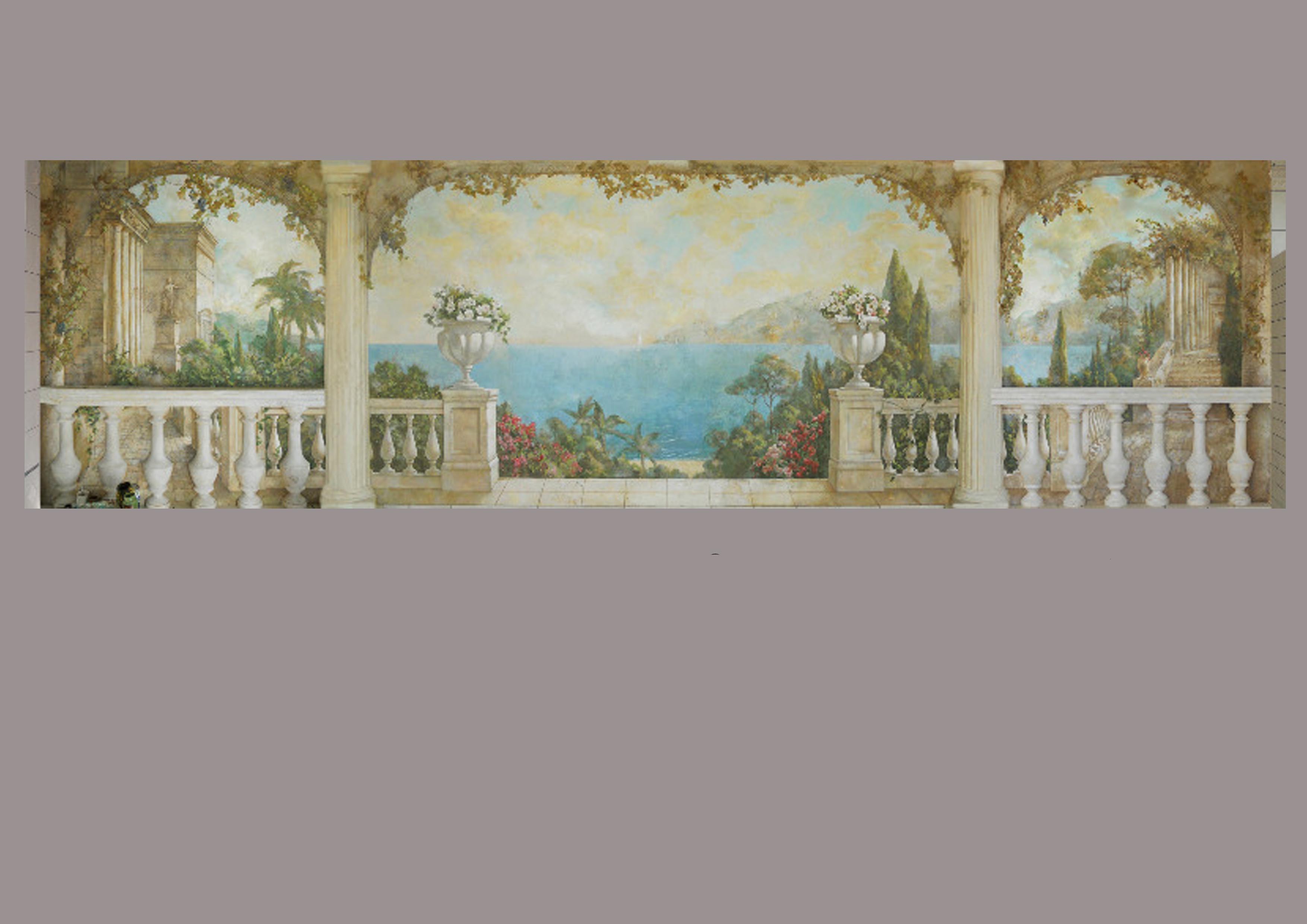 роспись в бассейне