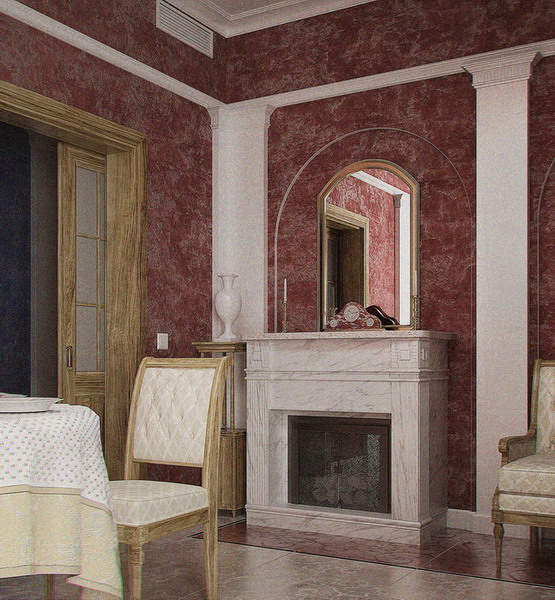 Квартира на Петрозаводской. Гостиная. Фрагмент.