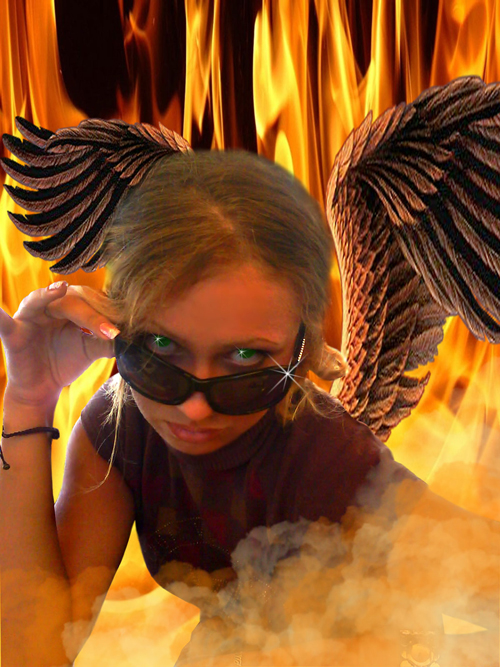 Огненная девушка