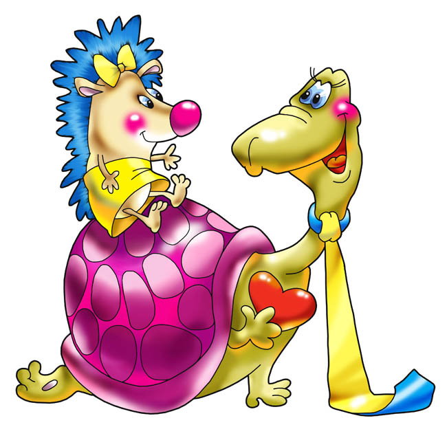 Ёжик на черепахе