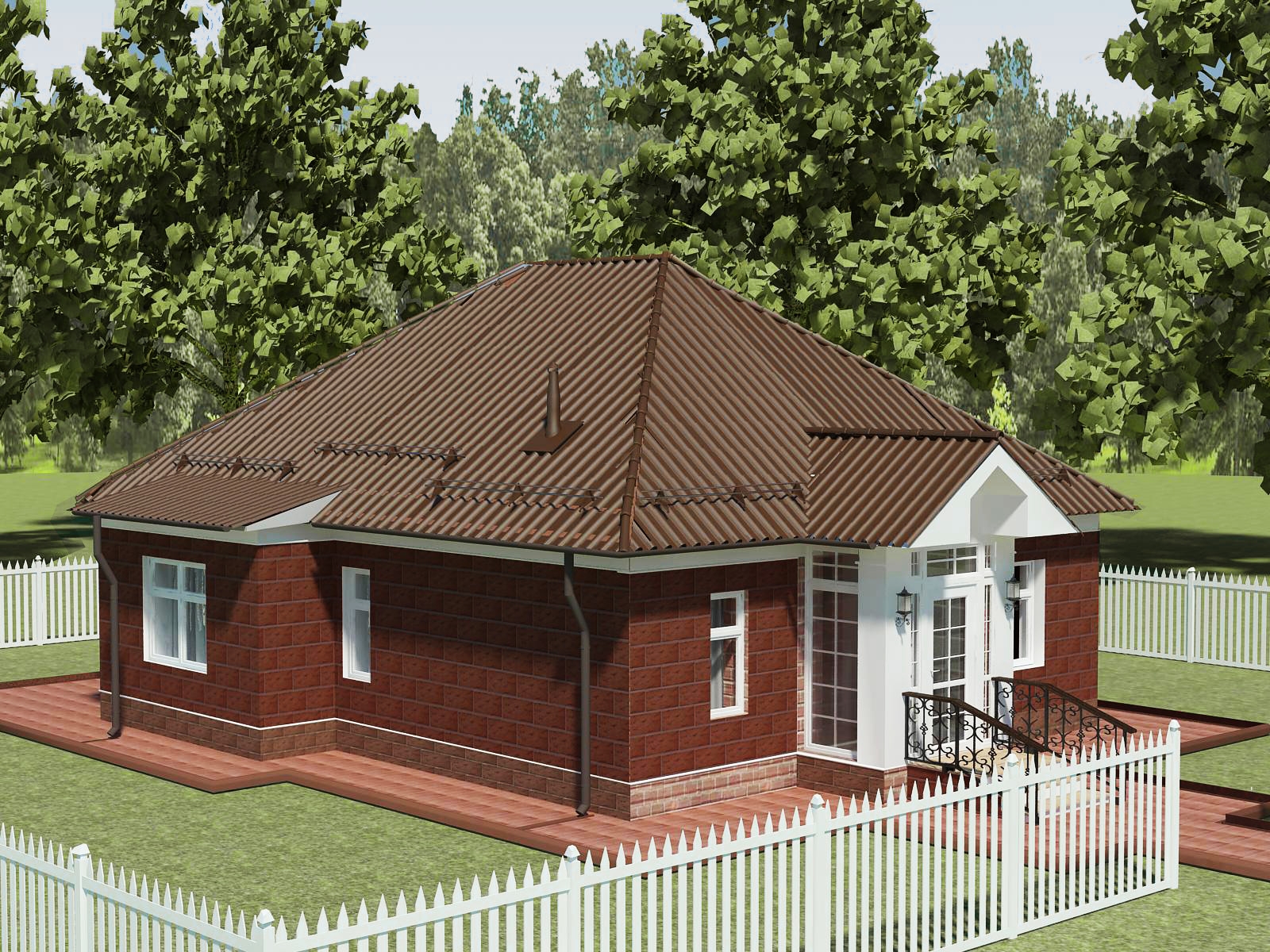 Дом 78 м2 коттеджный поселок "Мечта"