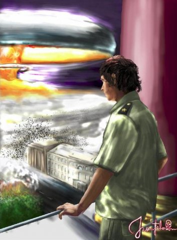 Ядерный взрыв с Исакиевской колонады