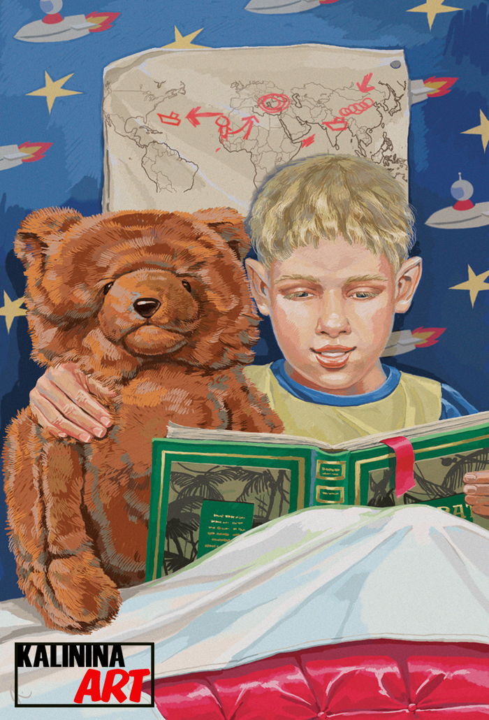 Иллюстрация для журнала "Читаем вместе".