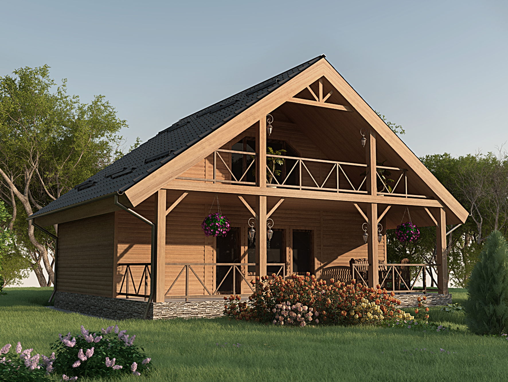 Дача блокхаус 01