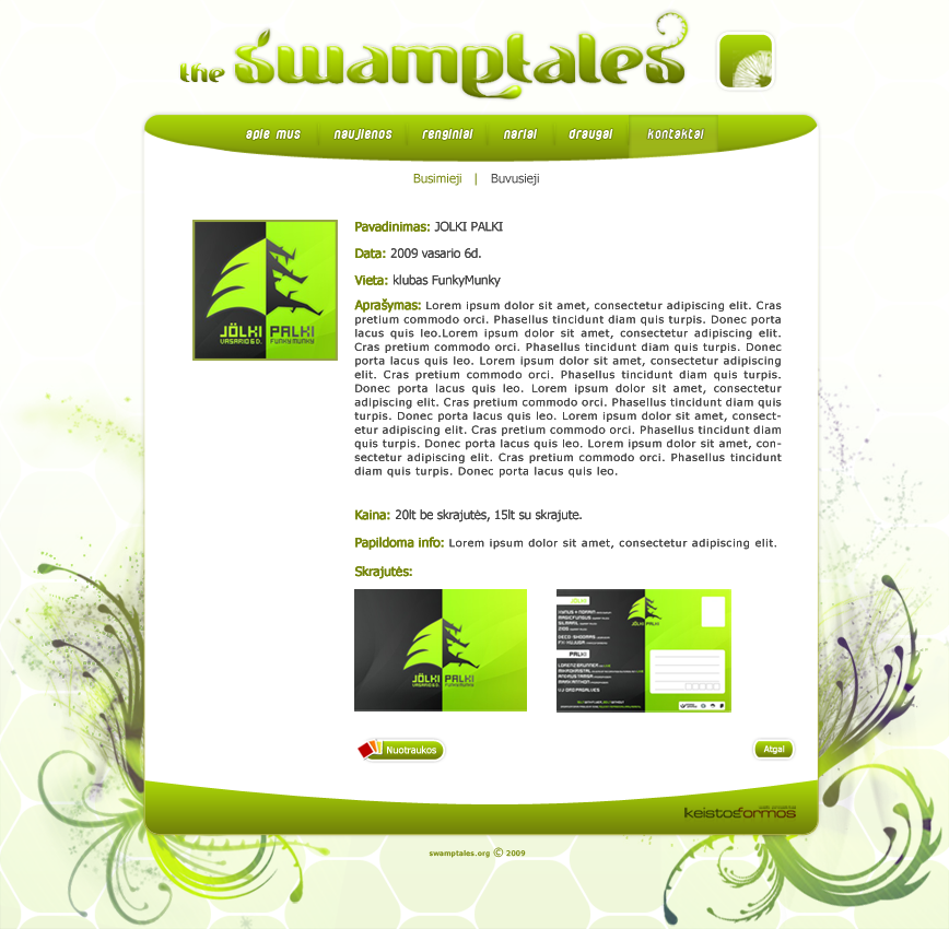 Swamptales Promo label