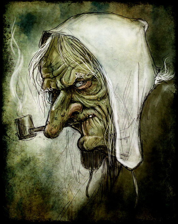 "моя бабушка курит трубку...."