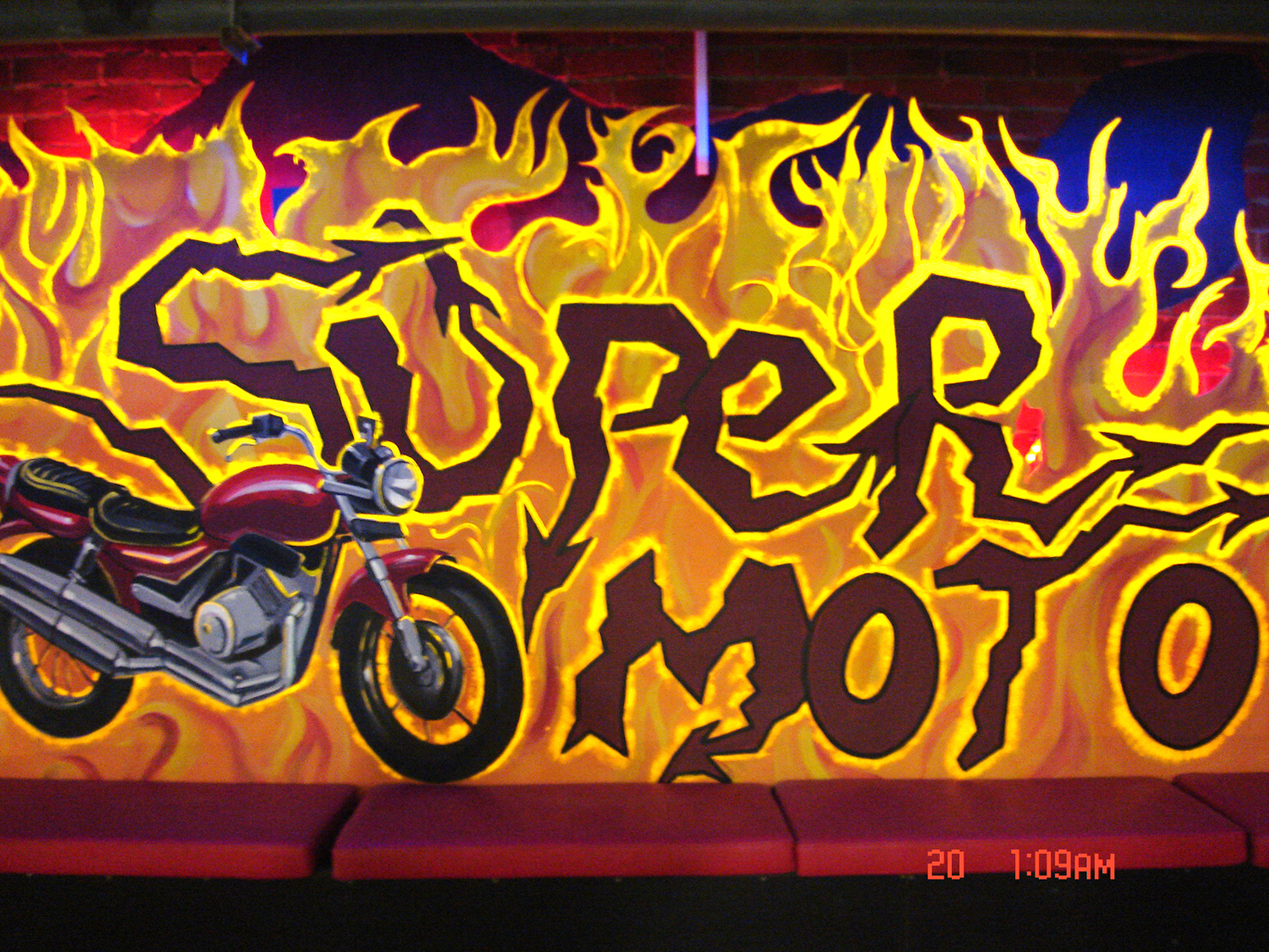 Роспись развлекательного центра