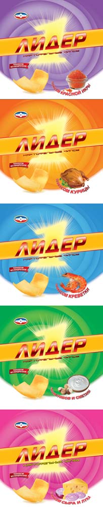 Чипсы лидер (линейка)