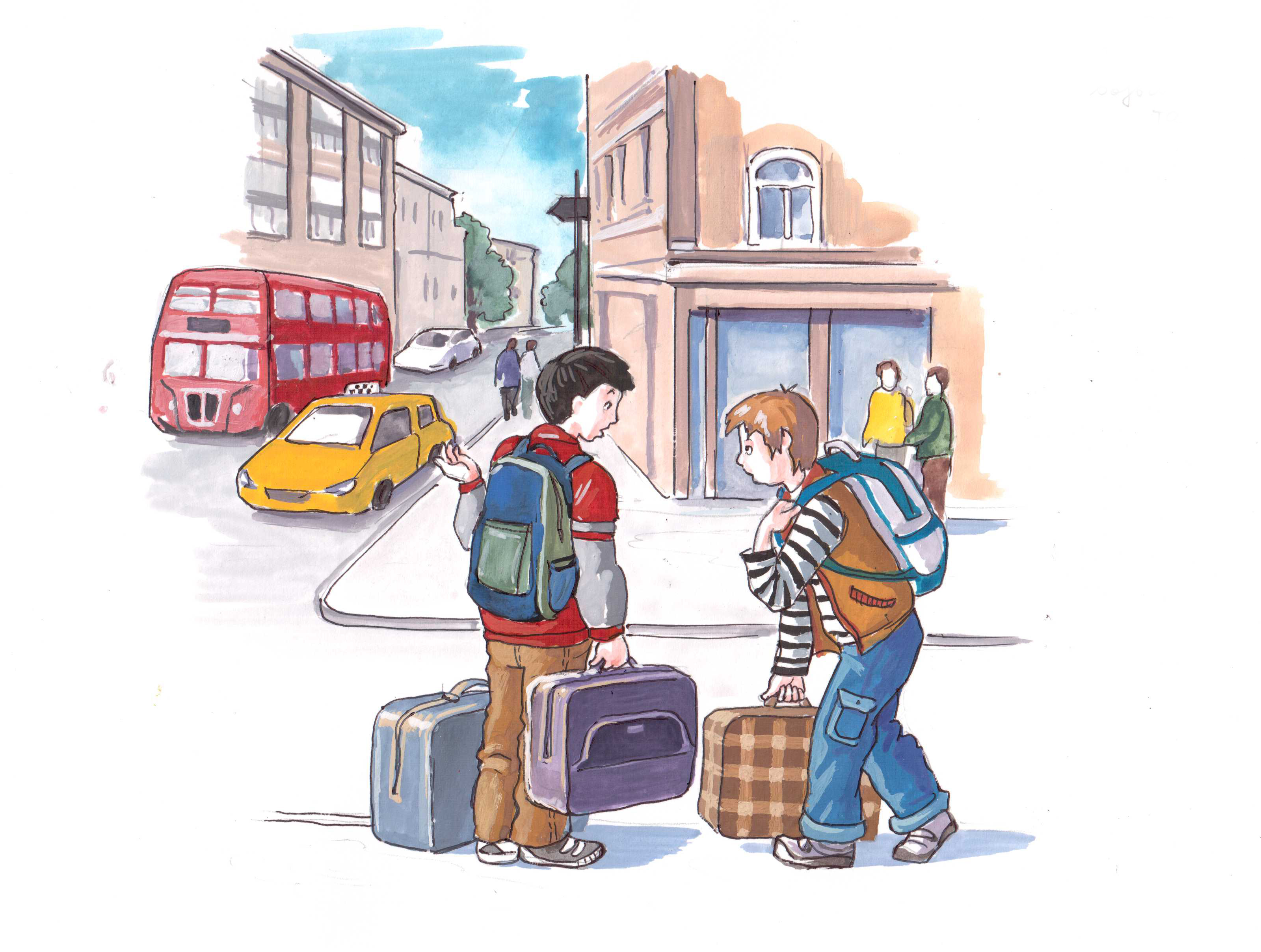 диалог на улице