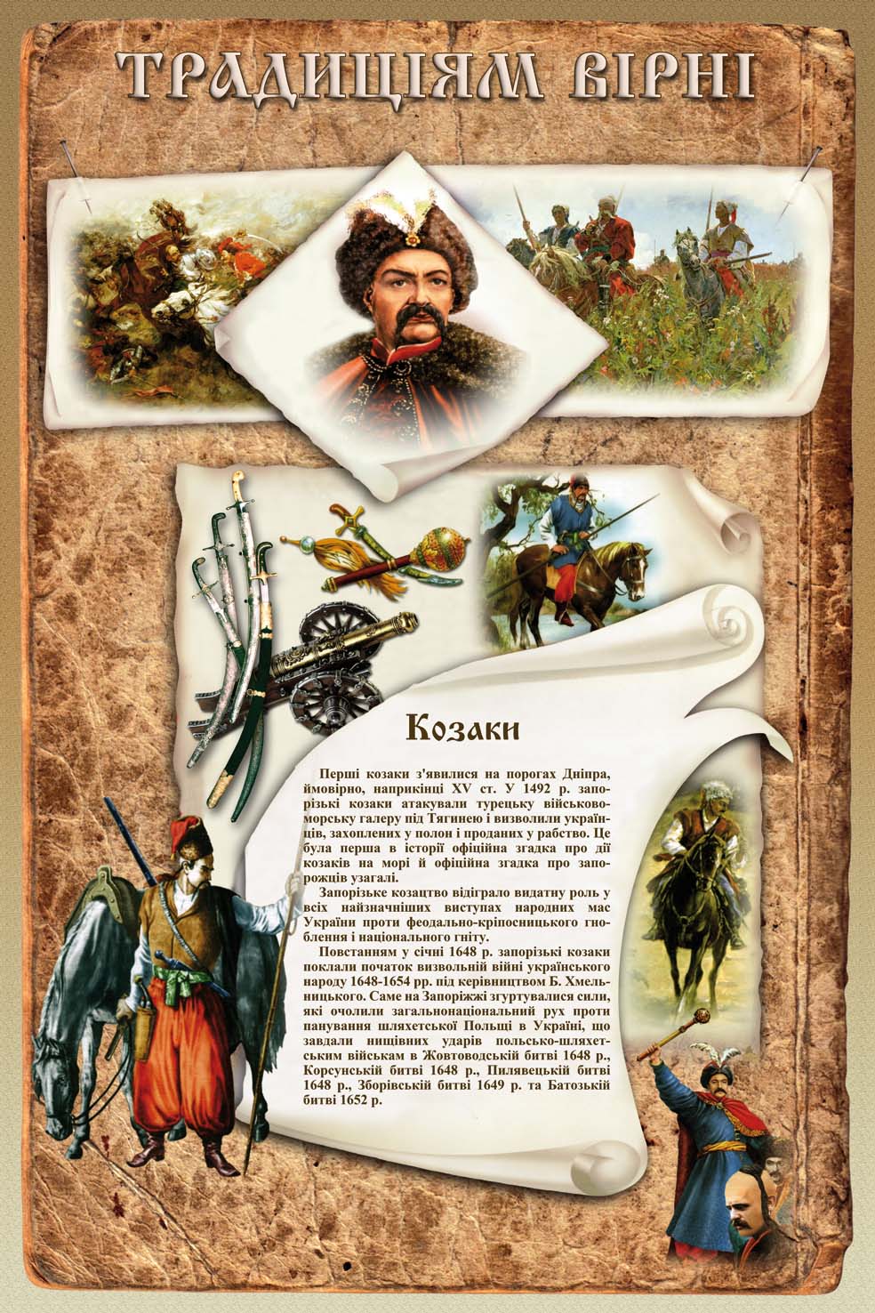 Серия плакатов "История развития вооруженных сил"