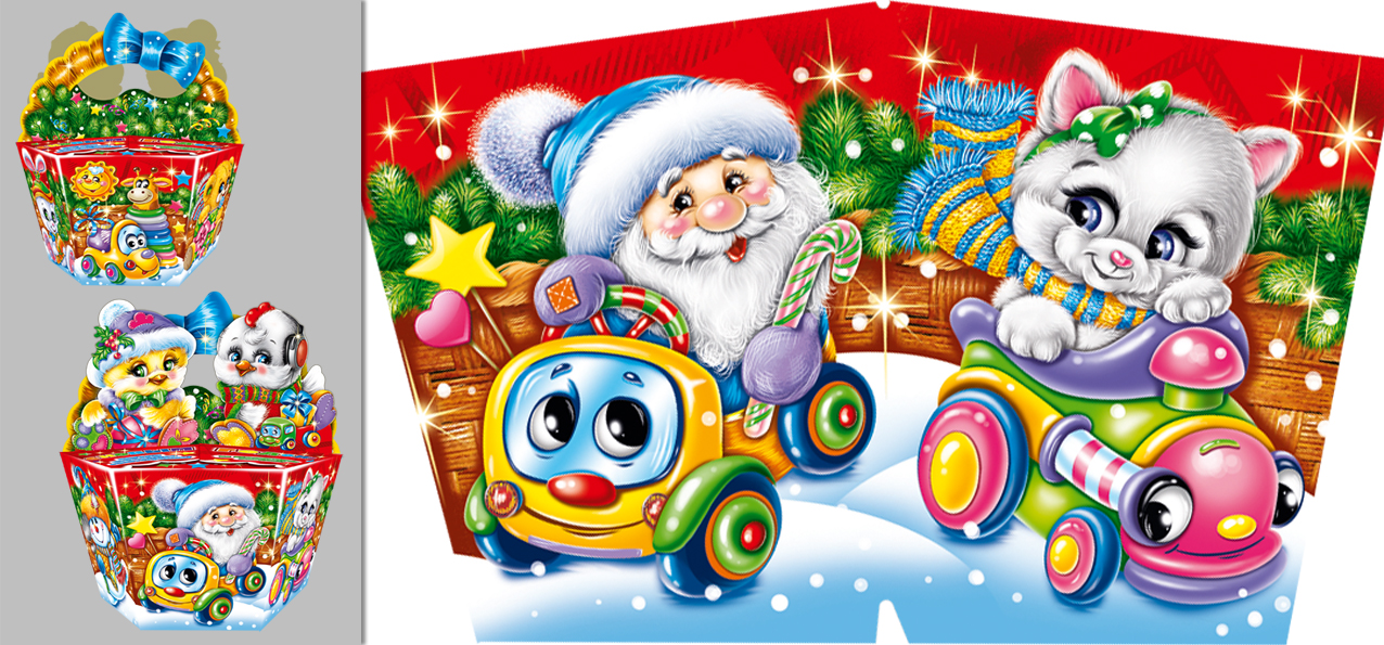 новогодняя упаковка Корзинка (2)