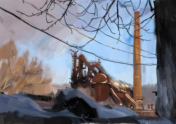 иллюстрация для календаря февраль