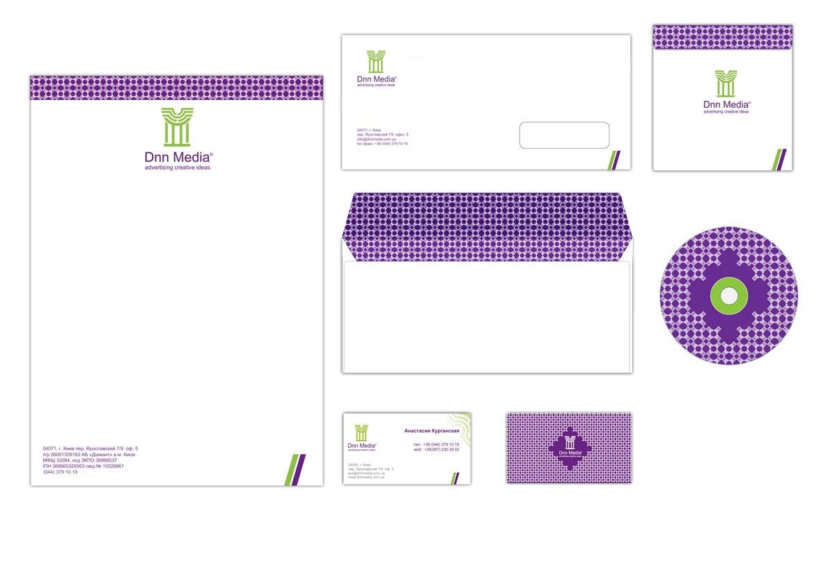 фирменная полиграфия "Dnn media"
