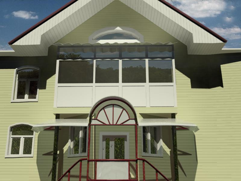 оформление крыльца жил. дома