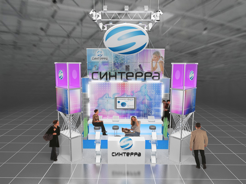 Выставочный стенд для компании Synterra