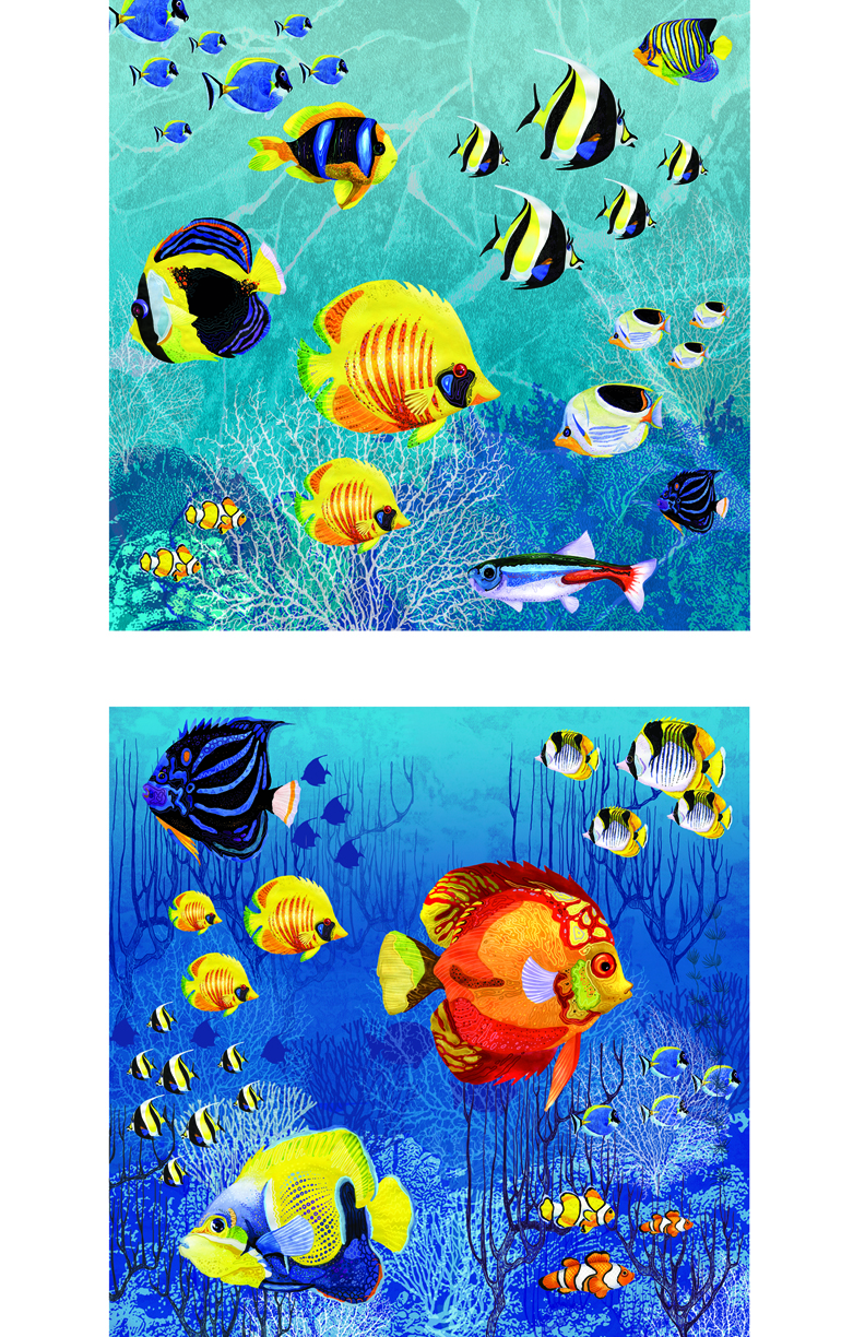 Ткани "Рыбы" 2