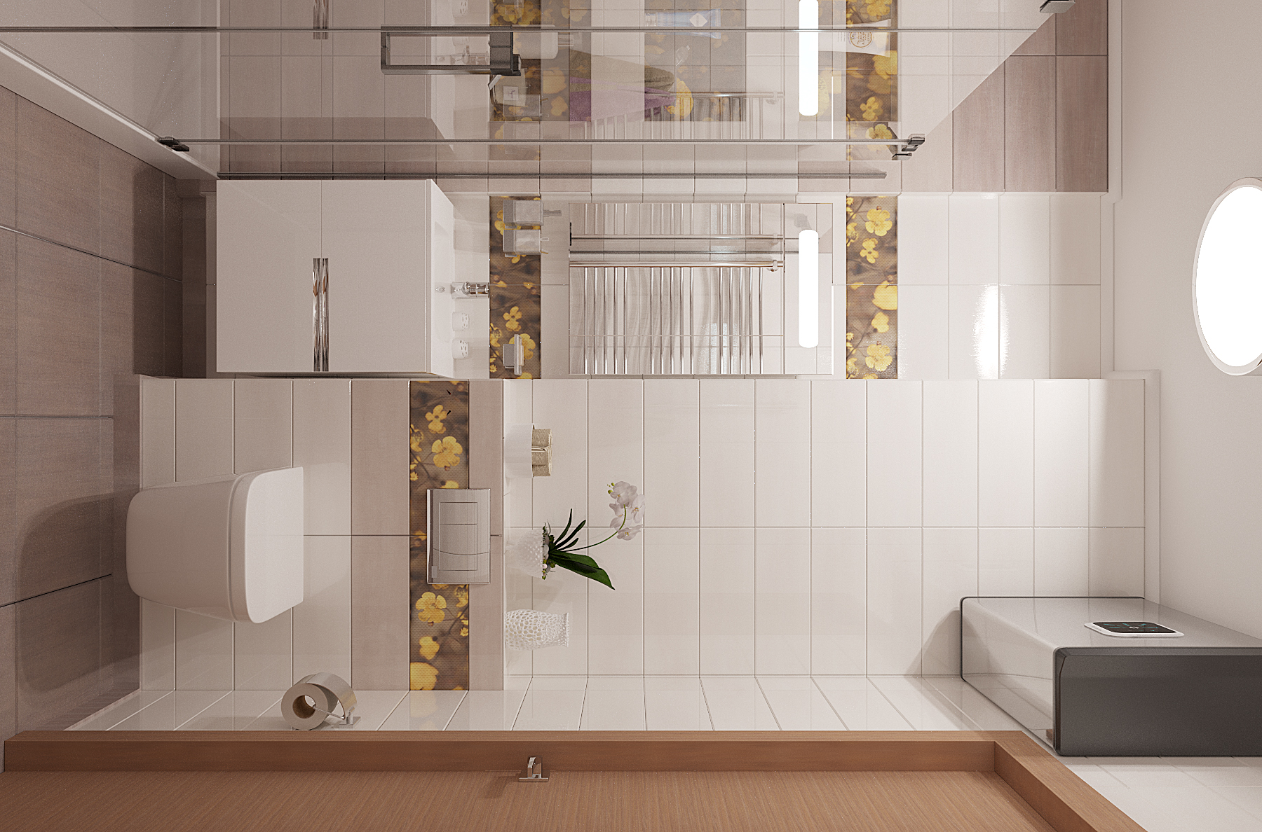 Визуализация ванной комнаты