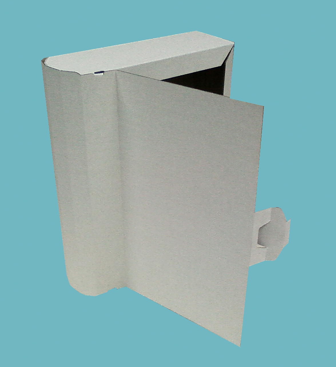 Упаковка из касшированного микрогофрокартона в виде книжки