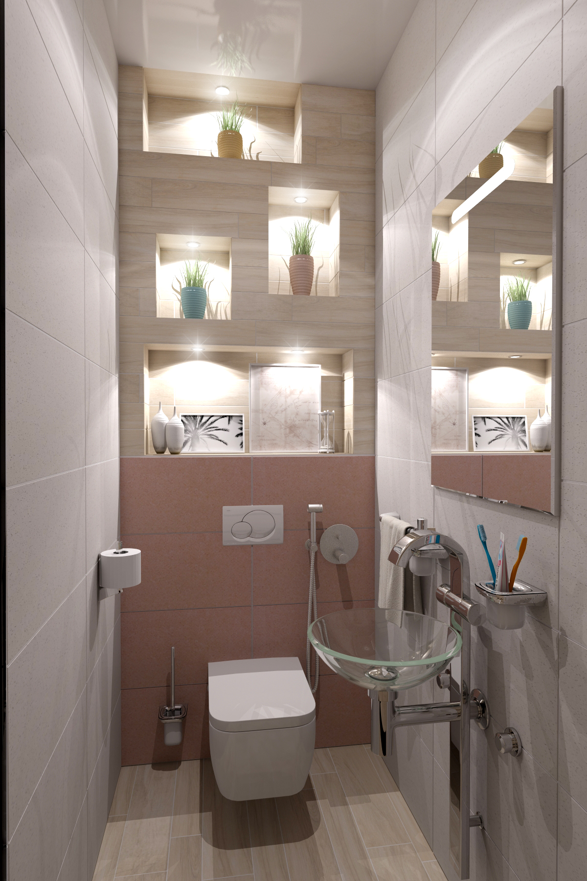 Квартира по ул. Успешной санузел гостевой 02