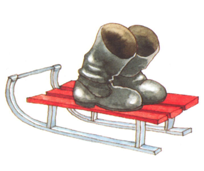 акварель "сапоги"