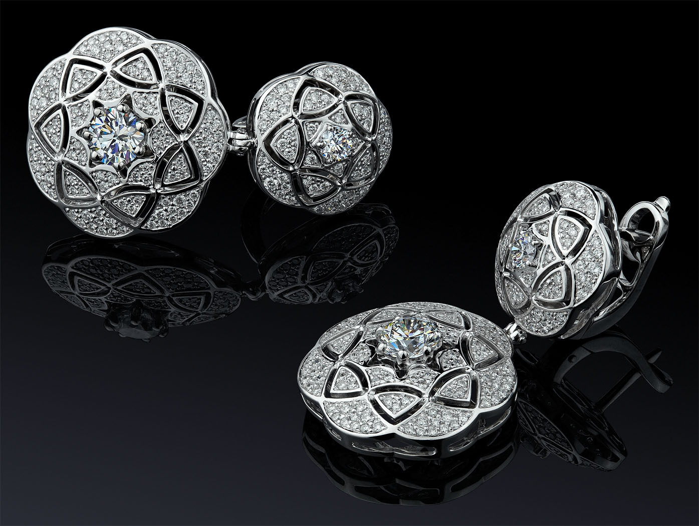 Diamond Jewelry. Ювелирные изделия с бриллиантами. Jewelry Photography