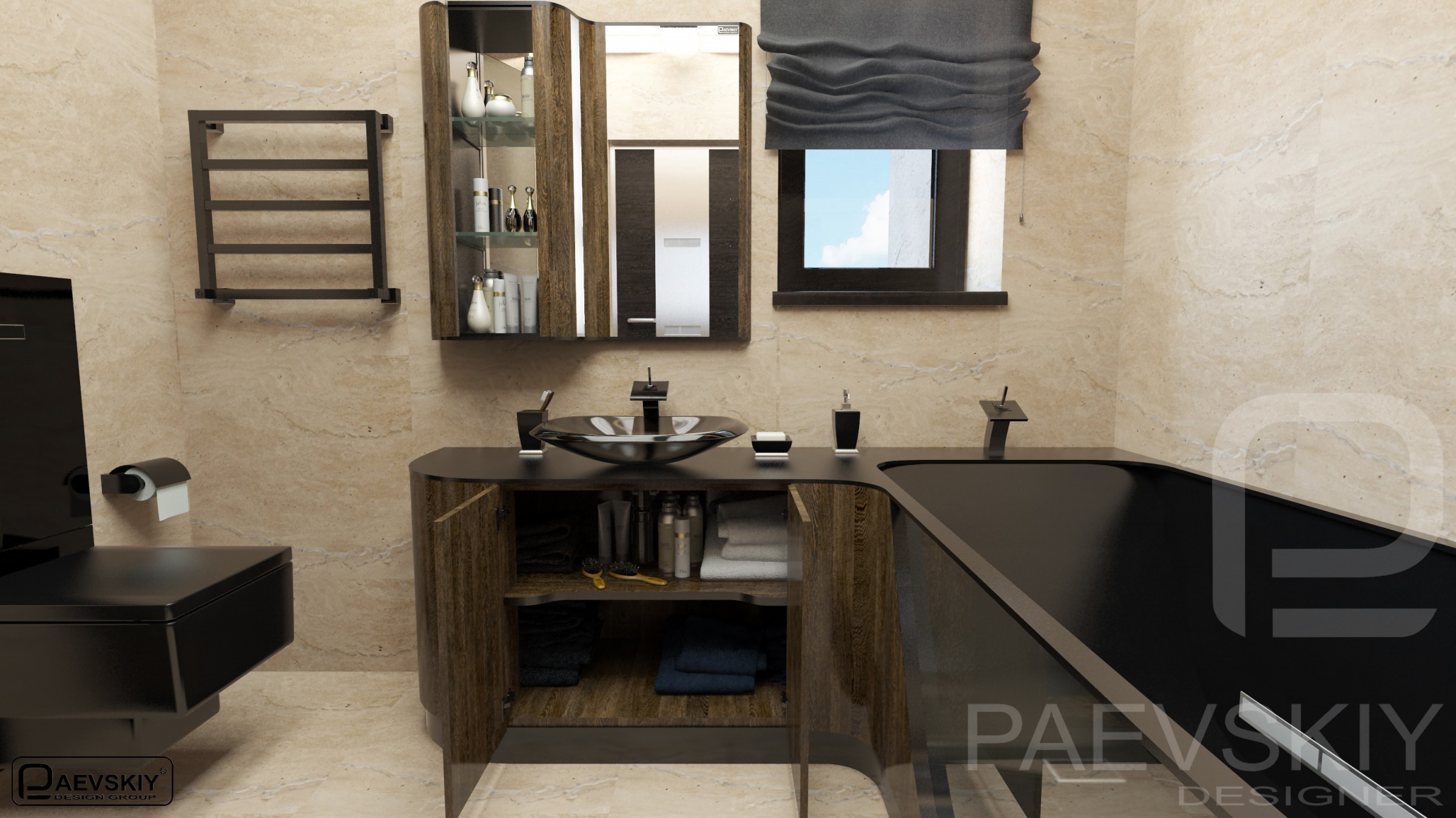 Ванная комната в современном стиле