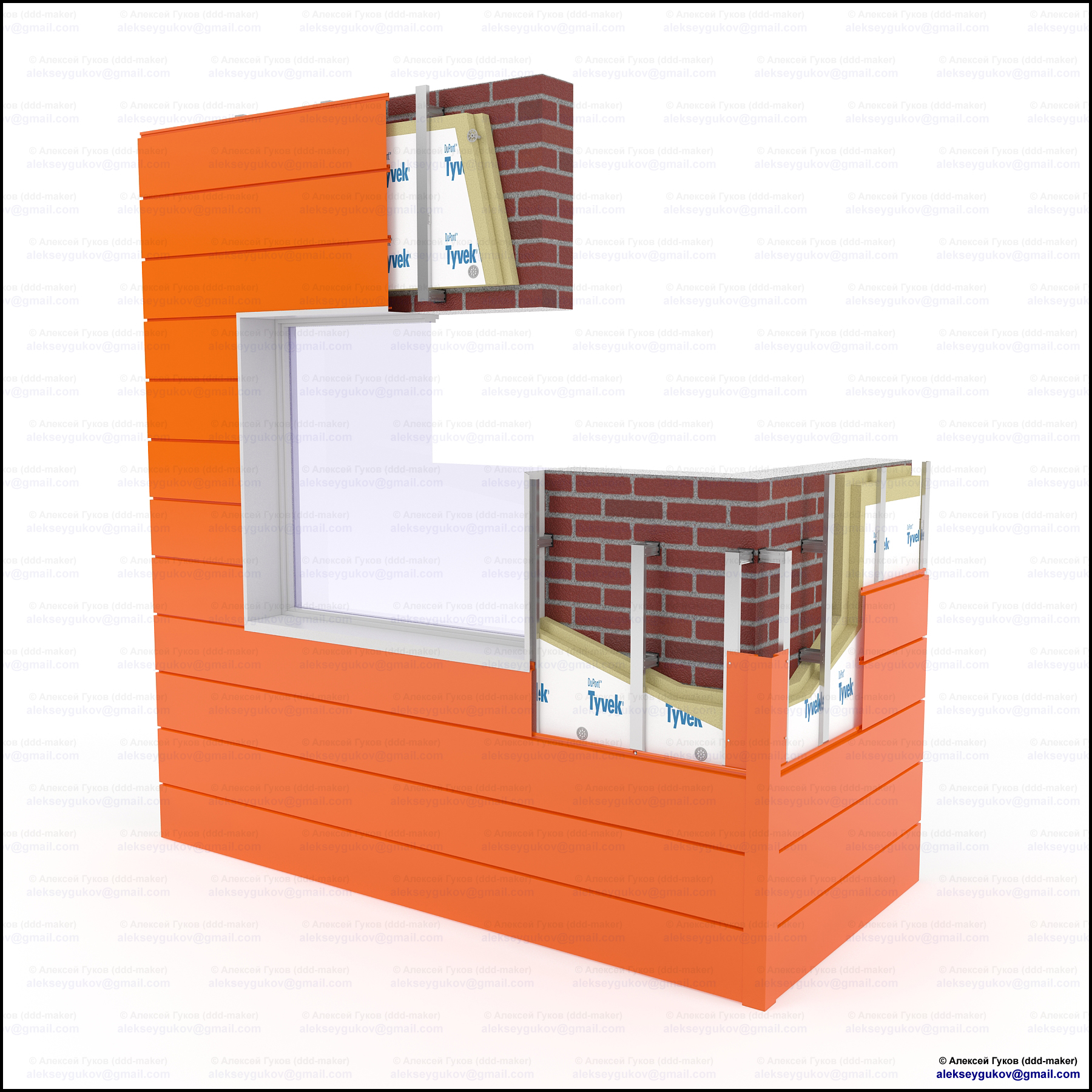 Монтаж линеарных панелей