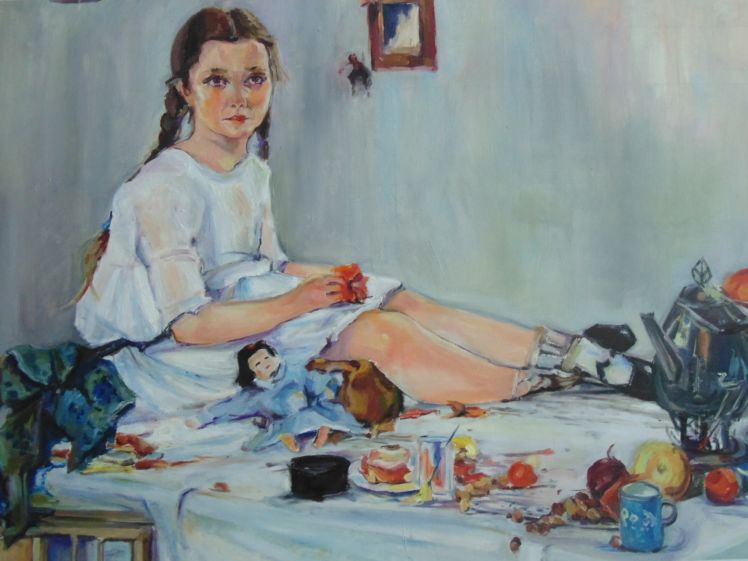 Копия, Фешин,"Портрет Вари Адоратской"