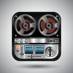 иконка магнитофон