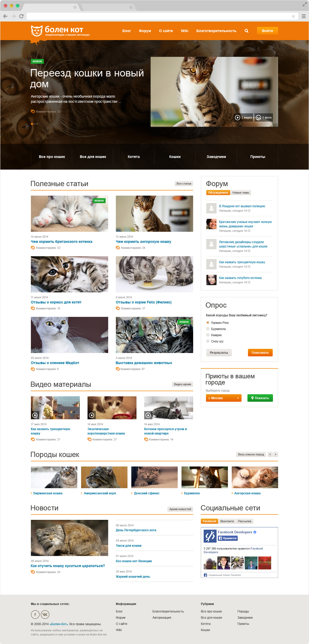 Портал о кошках "Болен-кот"