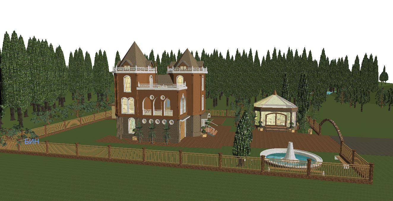 замок в лесу 04