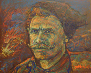 Б. Бабочкин из к/ф "Чапаев". Уроженец г. Саратова