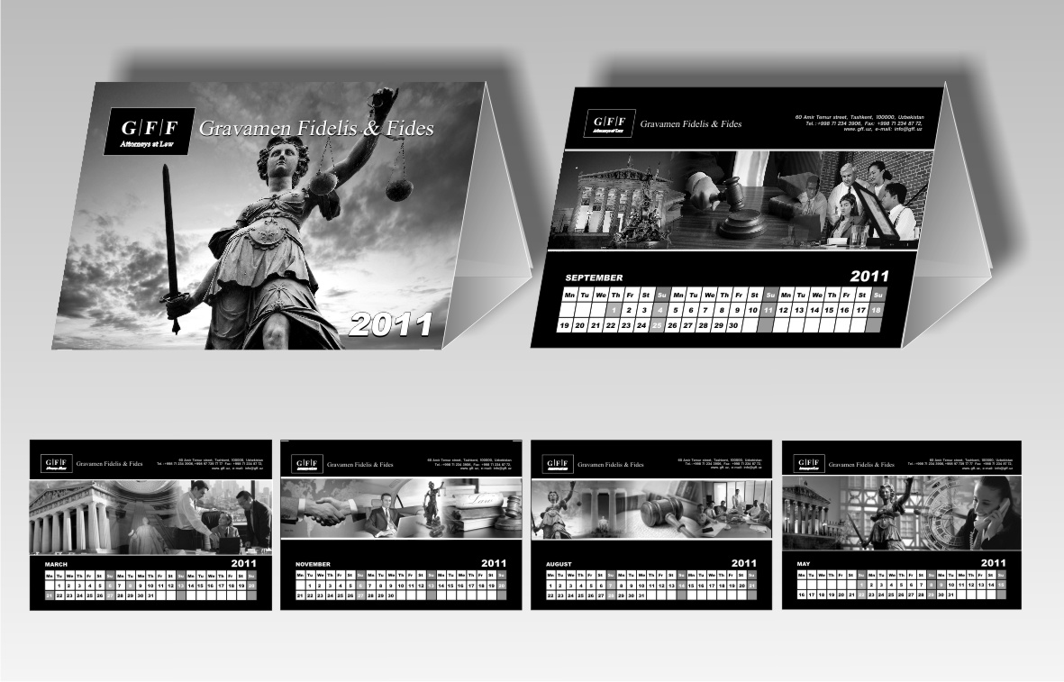 GFF перекидной календарь