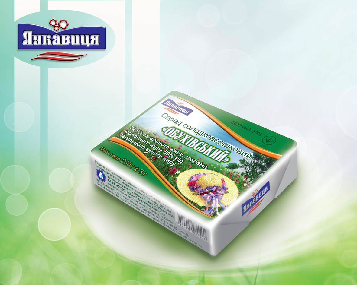 СПРЕД солодковершковий "ОБУХІВСЬКИЙ" ЛУКАВИЦЯ тм