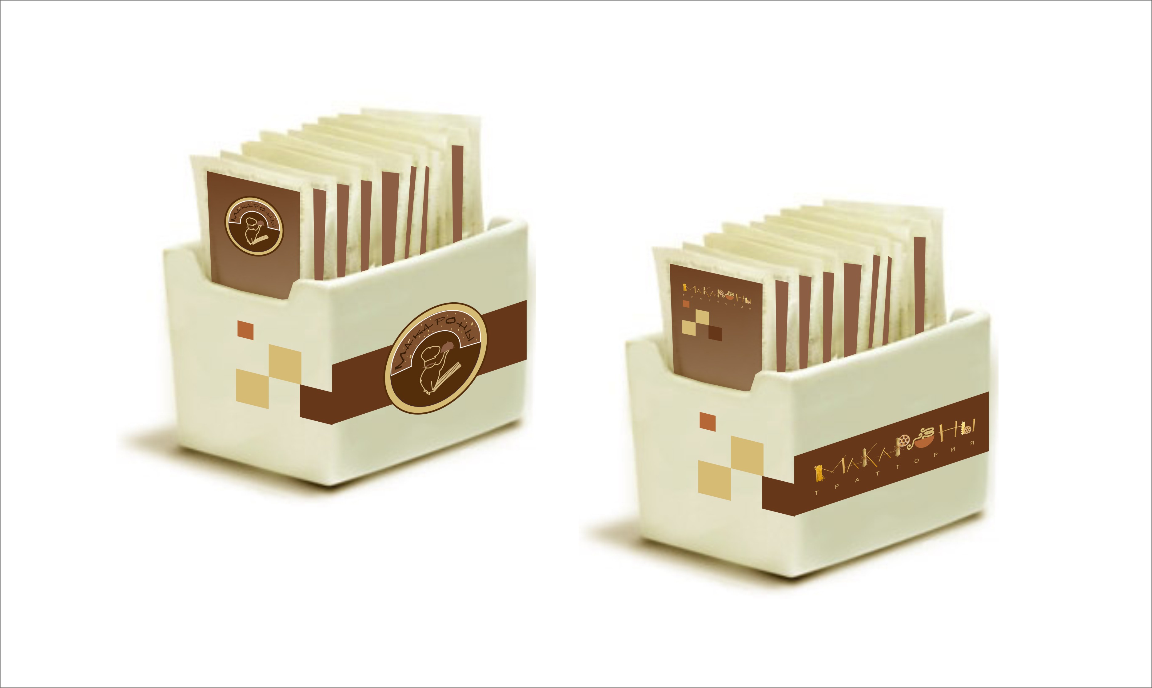 Фирменный стиль траттории "Makaroni"