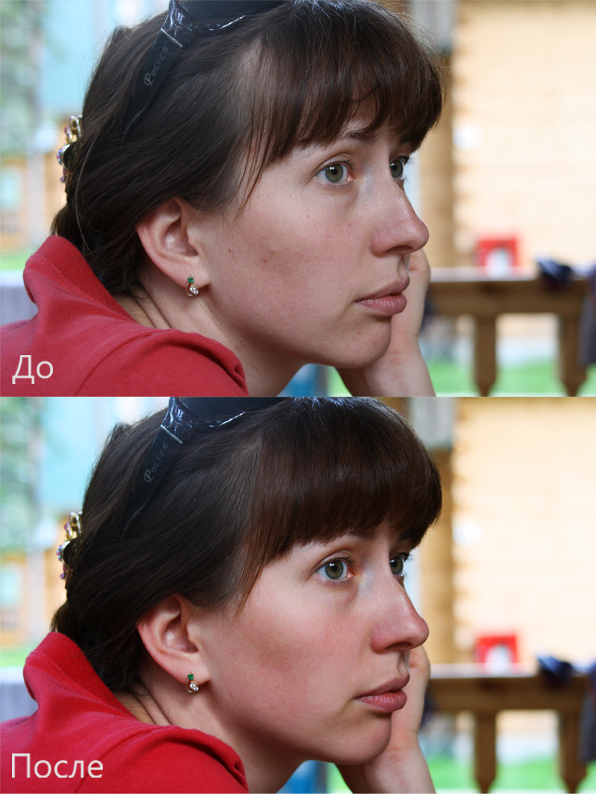 цветокоррекция, ретушь