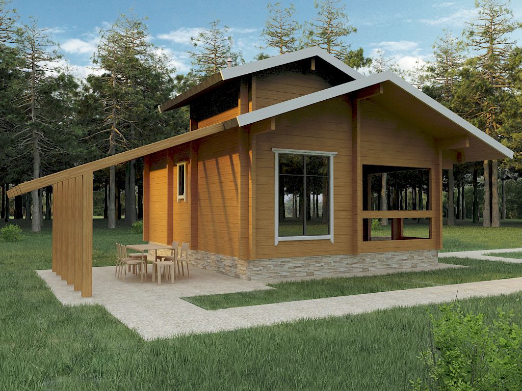 Визуализация бани