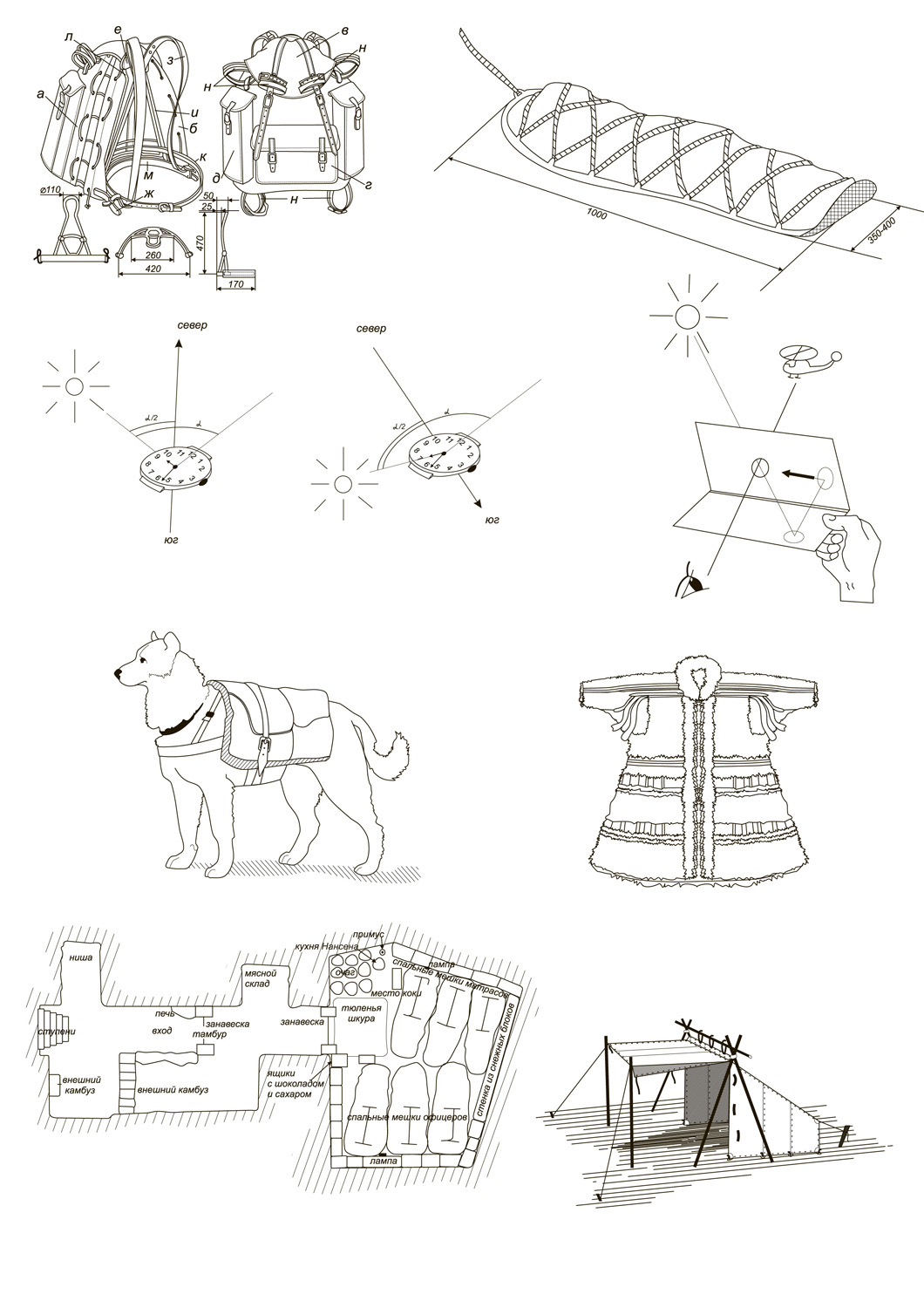 черно-белые иллюстрации к энциклопедиям