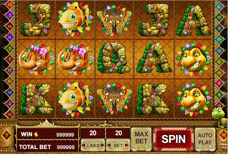 Интерфейс слот игры Тайланд для Слотландии