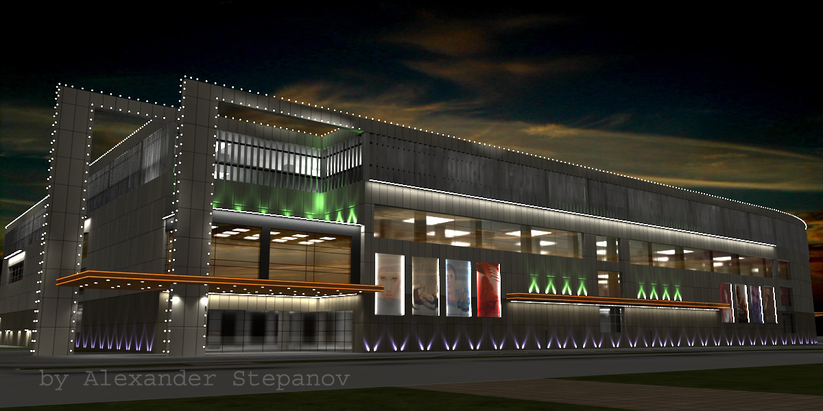 Торговый центр_подсветка