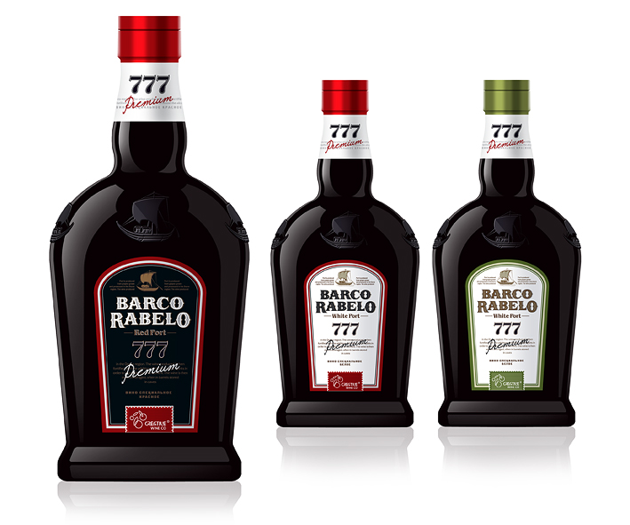 "Barco Rabelo" дизайн серии портвейнов.