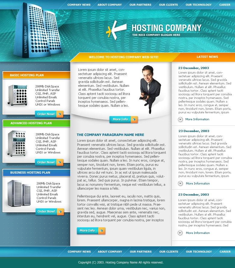 Шаблон сайта