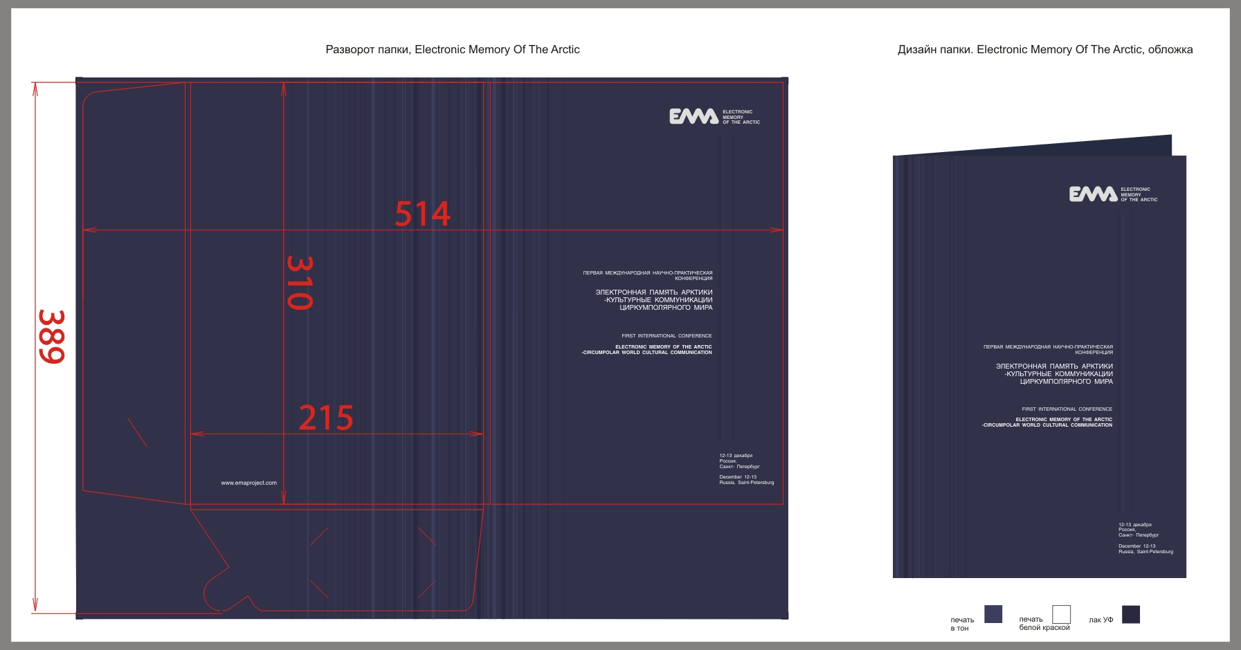 Дизайн-разработка рекламно-полиграфической продукции. Папка