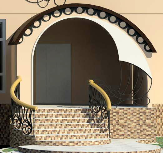 вариант оформления фасада 2