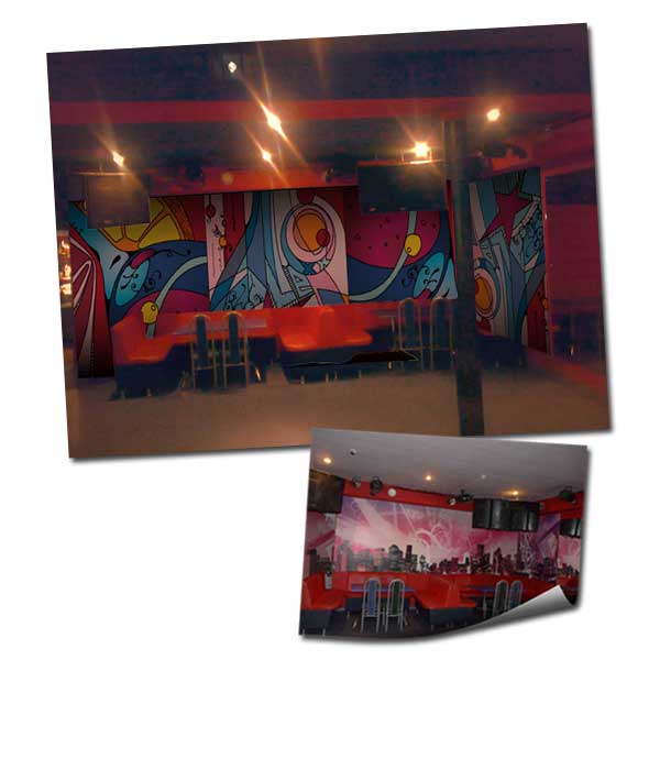 Оформление интерьера для ночного клуба Lexx