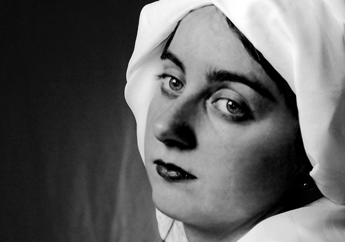 Портрет. Черно-белая фотография.