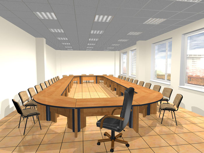 стол для переговором центральный "Сбербанк"