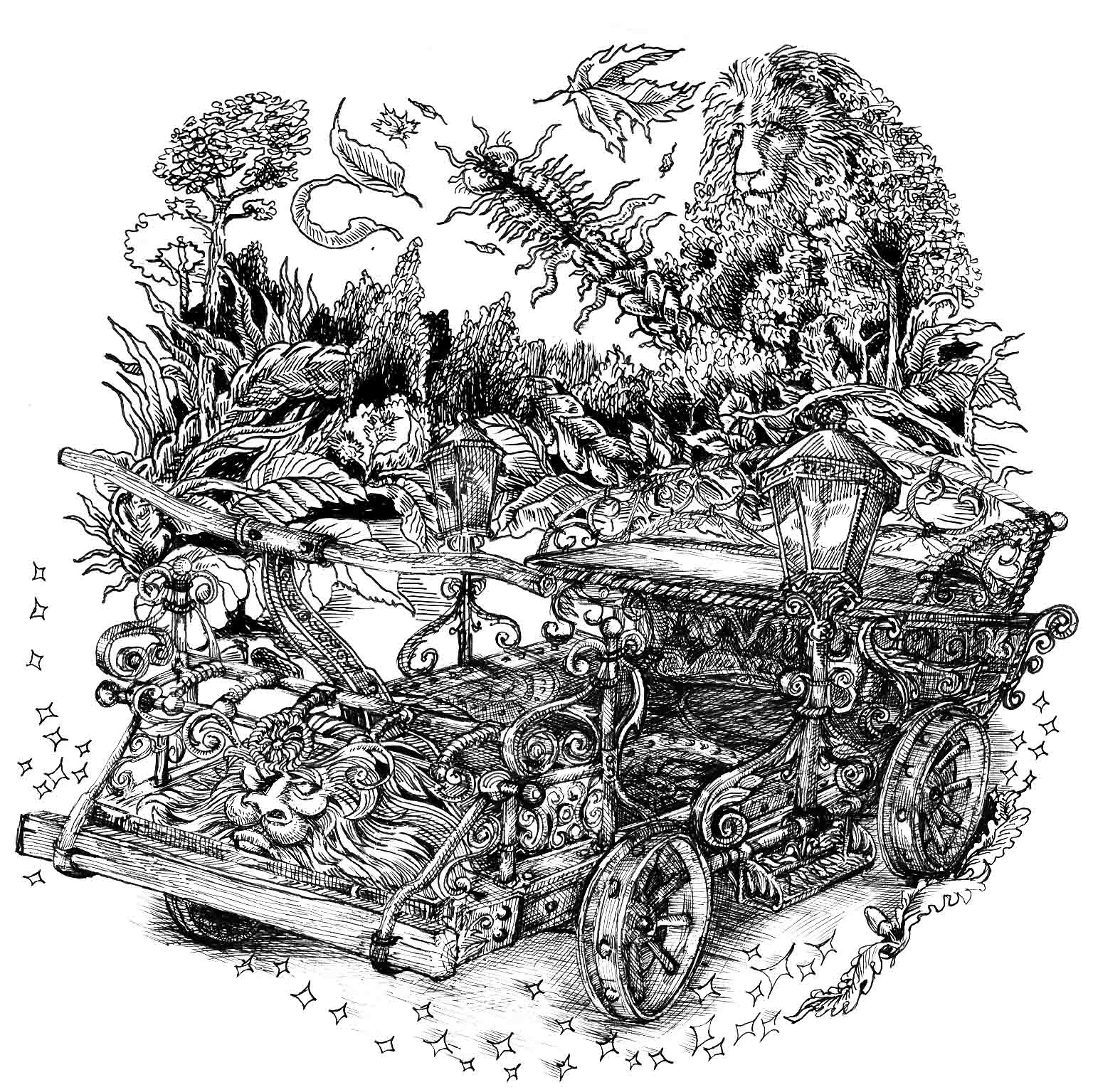 Оформление главы книги В. Имакаева "Мирателус - князь нетопырей&q