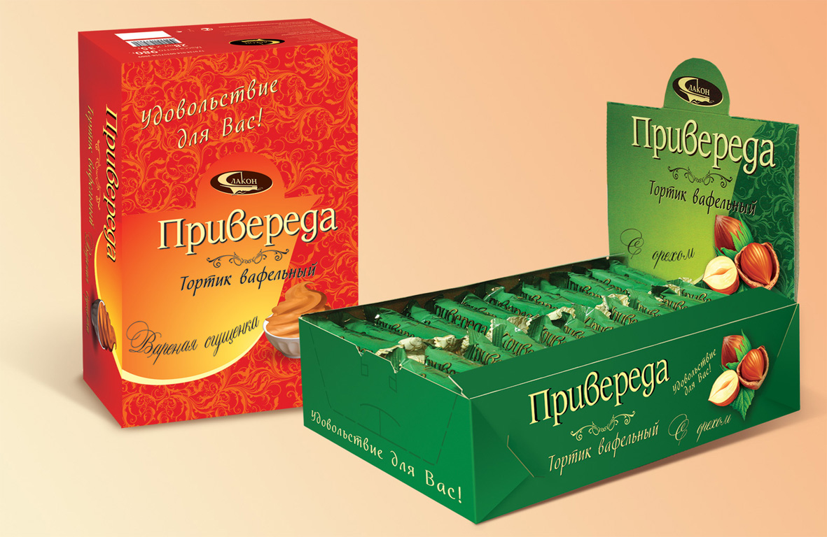 упаковка для мини-тортиков "Привереда" компании "Слакон
